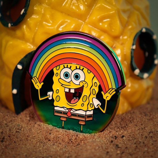 Rainbow SpongeBob SquarePants Pin Badge - 2