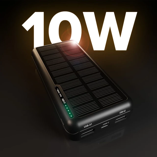 SBS Solar 10,000mAh Power Bank - 3