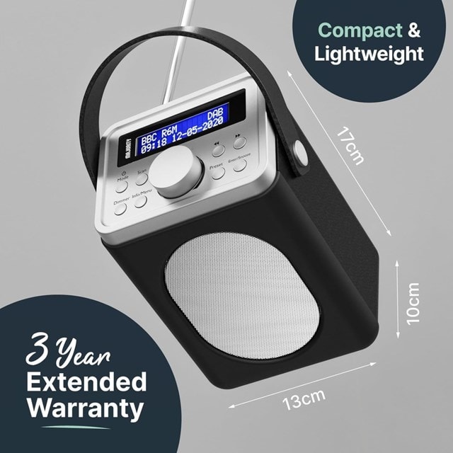 Majority Little Shelford Black/Grey DAB+/FM Portable Radio - 6