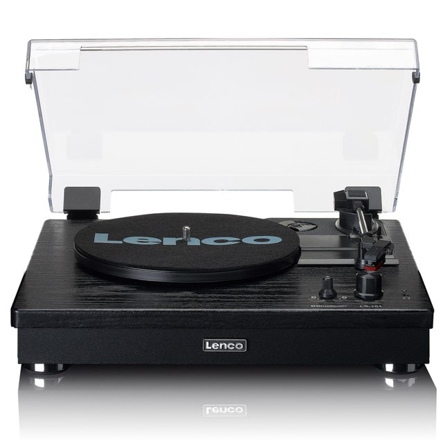 Lenco LS-101BK Black Belt Drive Turntable & Speakers - 3