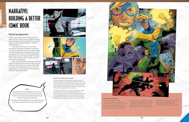 Comic Art Superheroes: Your Master Guide To Drawing Awesome Heroes, Villains And Monsters Paperback - 9