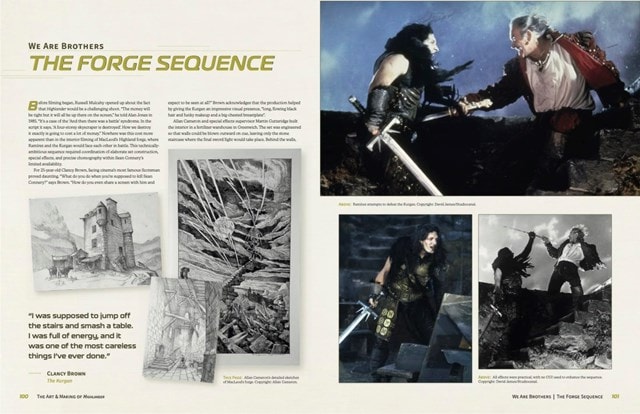 The Art & Making Of Highlander Hardaback By Jonathan Melville - 7