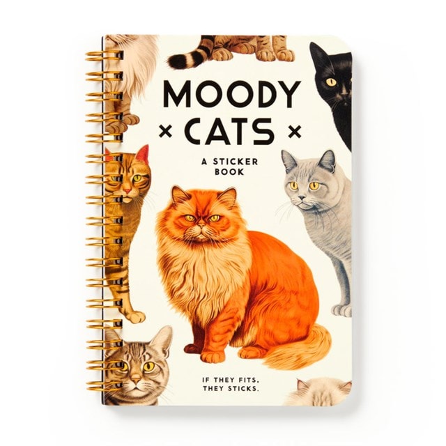 Moody Cats Sticker Book - 1