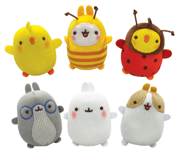 3" Molang Capsule Plush Assortment - 3