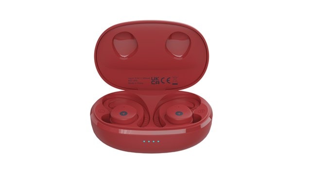 Roam Adventure Flame Red Sport True Wireless Bluetooth Earphones - 3
