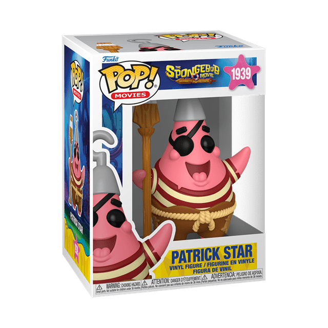 Pirate Patrick Star 1939 SpongeBob Search For SquarePants Funko Pop Vinyl - 2