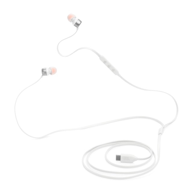 JBL Tune 310C White USB-C Earphones - 5