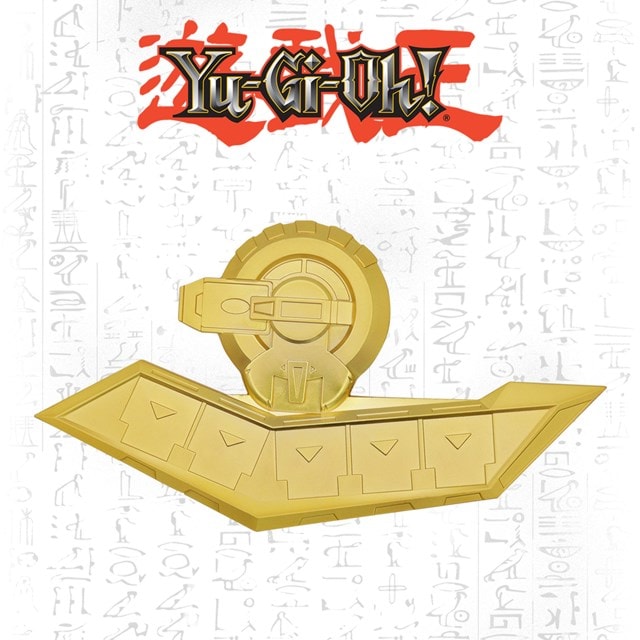 24K Gold Plated Duel Disk Mini Replica Yu-Gi-Oh! Replica - 1