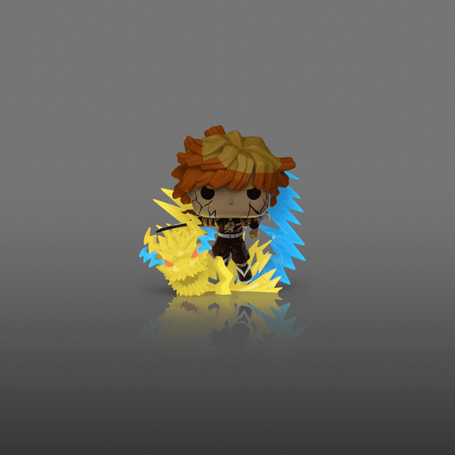 Zenitsu Agatsuma With Chance Of Glow In The Dark Chase 2502 Demon Slayer Funko Pop Vinyl Premium - 3