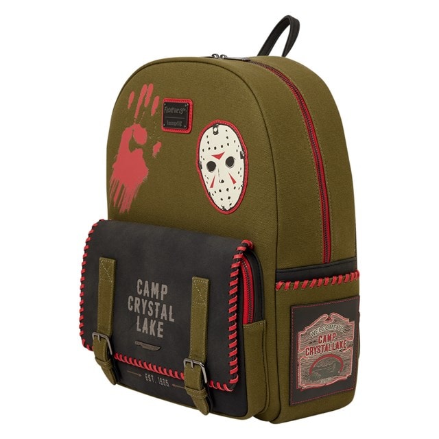 Camp Crystal Lake Friday The 13th Loungefly Full-Size Backpack - 3