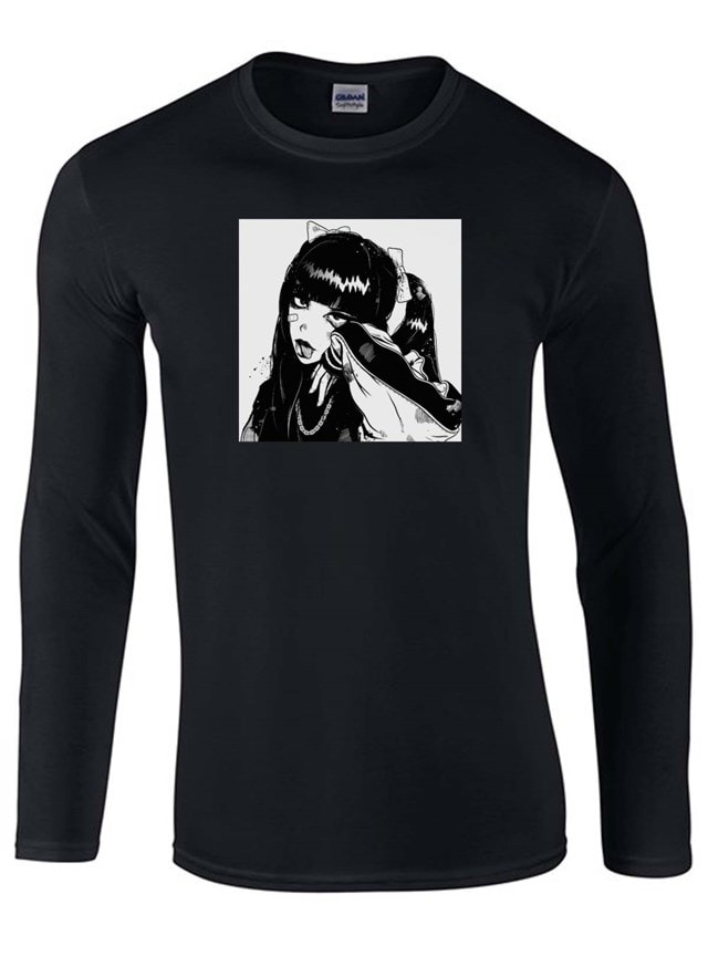 Dont Care: Long Sleeve Zombie Makeout Club (Small) - 1