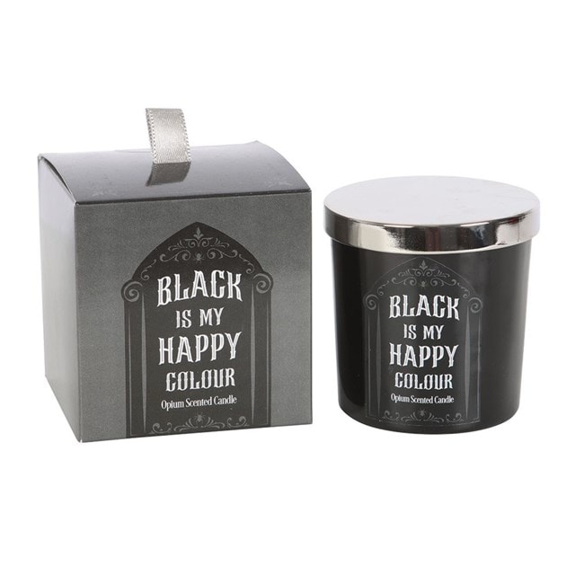 Black Is My Happy Colour Opium Candle - 1