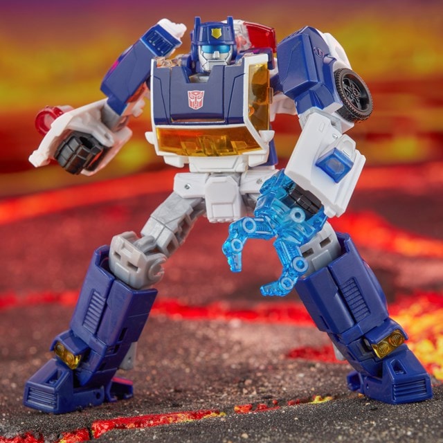 Transformers Legacy United Deluxe Class Rescue Bots Universe Autobot Chase Converting Action Figure - 7