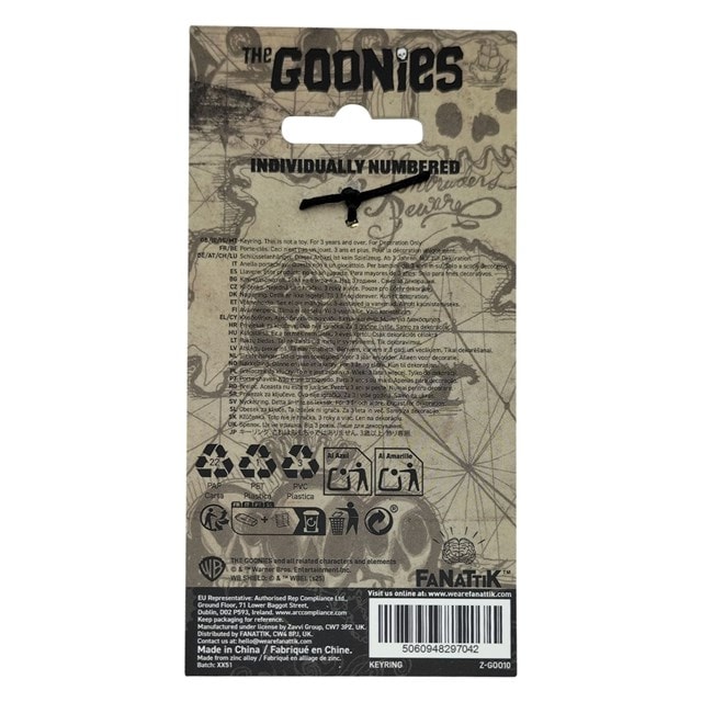 Copper Bones Goonies 40th Anniversary Keyring - 4