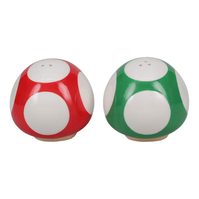 Mushroom Super Mario Salt And Pepper Shakers - 3