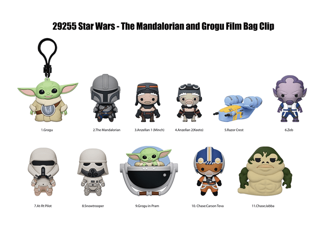 The Mandalorian & Grogu Movie Series 1 Bag Clips - 2