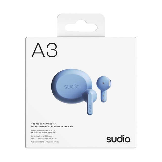 Sudio A3 Pro Blue True Wireless Bluetooth Earphones - 6