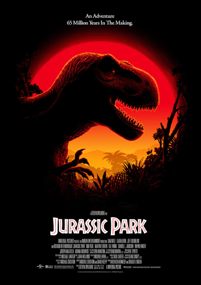 Jurassic Park Art Print By Florey - 1