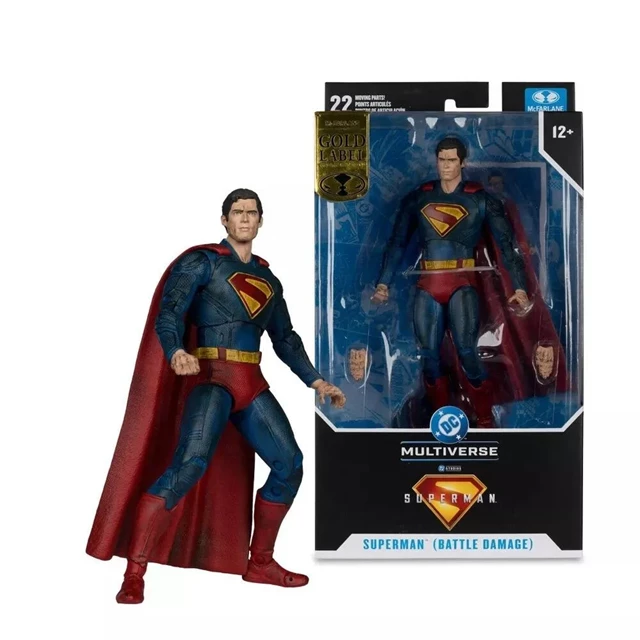 Superman Battle Damage Superman 2025 Gold Label McFarlane Figurine - 2