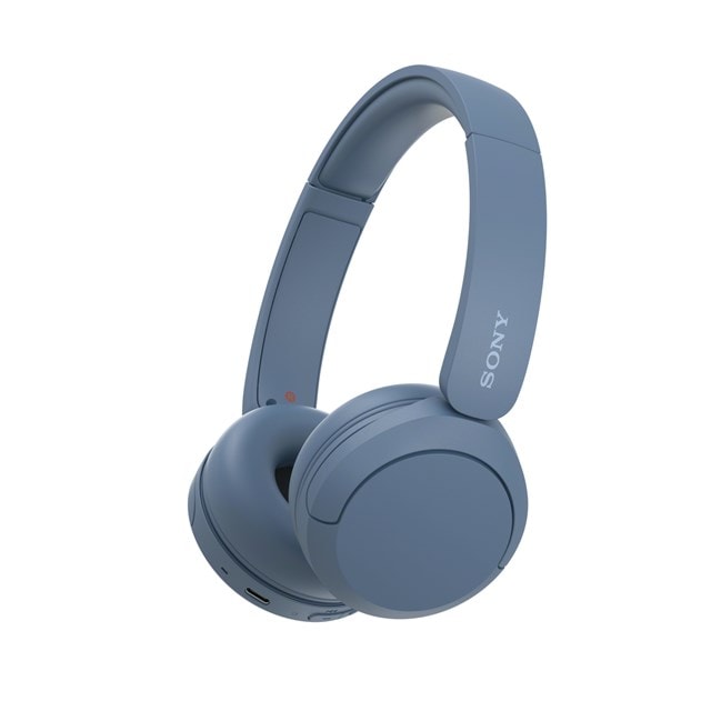 Sony WH-CH520 Blue Bluetooth Headphones - 1