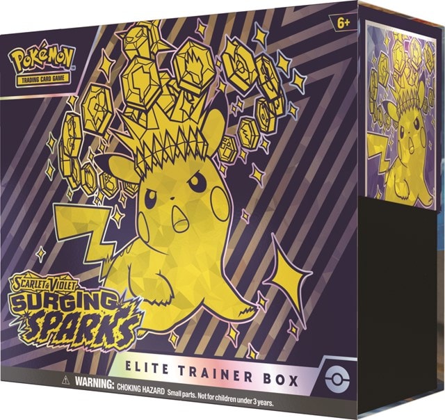 Scarlet & Violet 8 Surging Sparks Elite Trainer Box Pokemon Trading Cards - 9