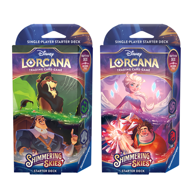 Disney Lorcana Trading Card Game Shimmering Skies Starter Deck Assortment Trading Cards - 1