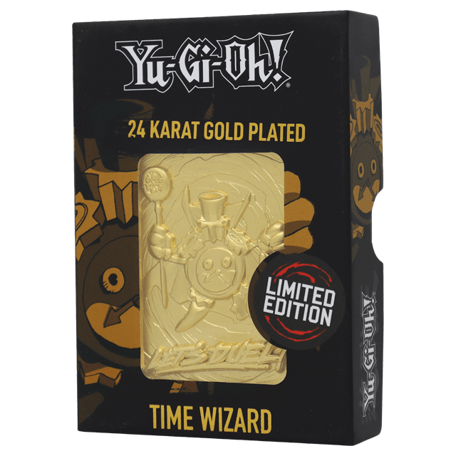 Time Wizard Limited Edition Yu-Gi-Oh! 24K Gold Plated Collectible - 2