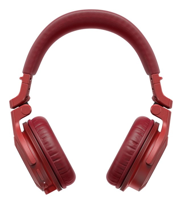 Pioneer DJ HDJ-CUE1BT Red DJ Bluetooth Headphones - 3