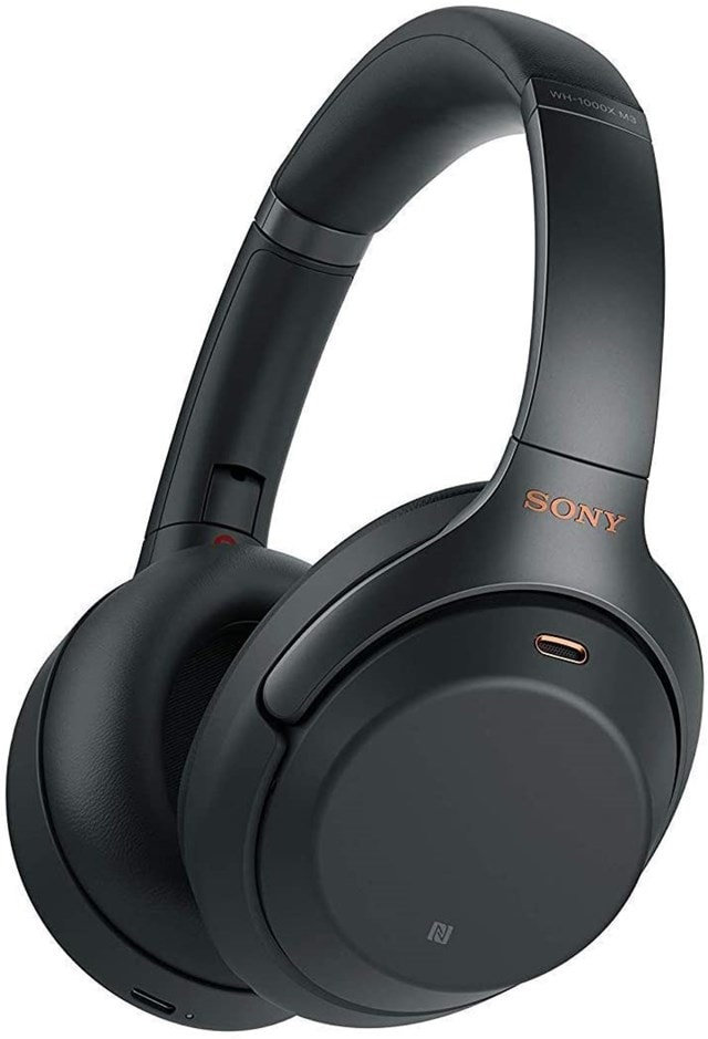 Sony WH-1000XM3 Black Active Noise Cancelling Bluetooth Headphones ...