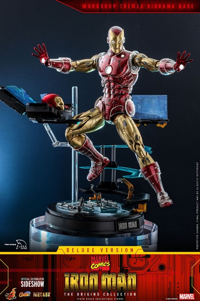 1:6 Iron Man DX: Origins Collection Hot Toys Figure - 4