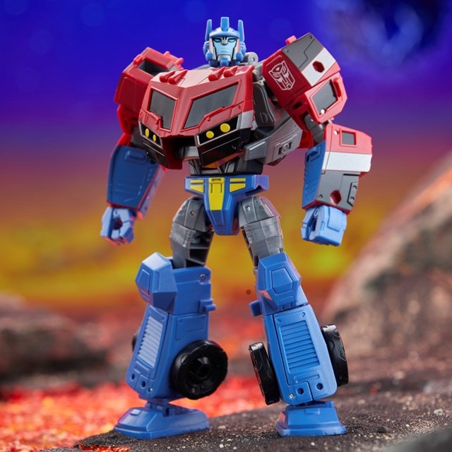 Transformers Legacy United Voyager Class Animated Universe Optimus Prime Converting Action Figure - 5