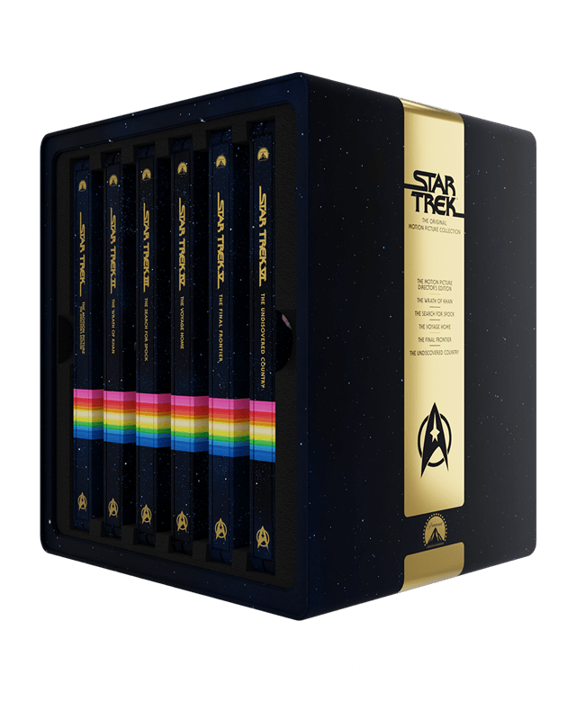 Star Trek: The Original Motion Picture Collection 4K Ultra HD SteelBook Library Case (1-6) - 2