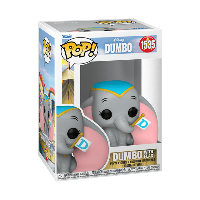 Dumbo With Flag 1535 Dumbo Funko Pop Vinyl - 2