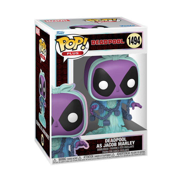 Deadpool As Jacob Marley 1494 Deadpool Literary Classics Funko Pop Vinyl - 2