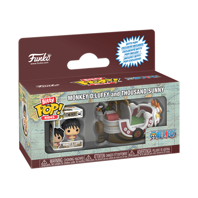 Monkey D. Luffy And Thousand Sunny One Piece Funko Bitty Pop Ride - 3