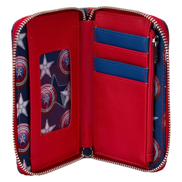 Captain America Brave New World Loungefly Zip Around Wallet - 6