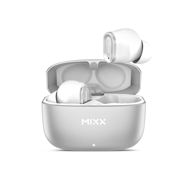 Mixx Audio Streambuds Custom 1 Silver/White True Wireless Bluetooth Earphones - 1