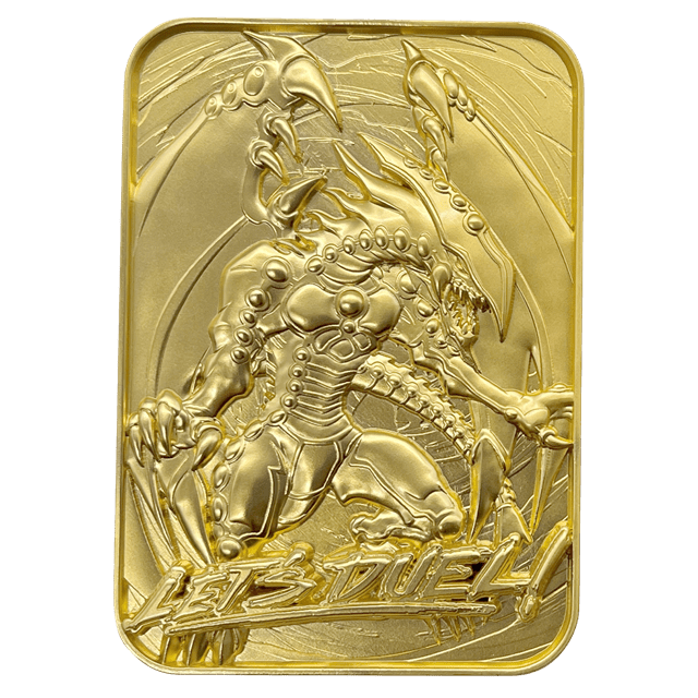 Yu-Gi-Oh! Limited Edition 24K Gold Plated Gandra The Dragon Of Destruction Ingot - 4