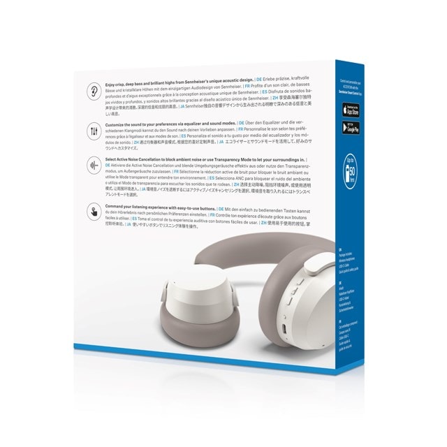 Sennheiser Accentum Plus White Active Noise cancelling Bluetooth Headphones - 9