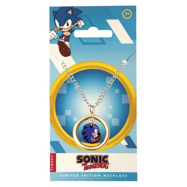Sonic Pixel Ring Sonic The Hedgehog Necklace - 3