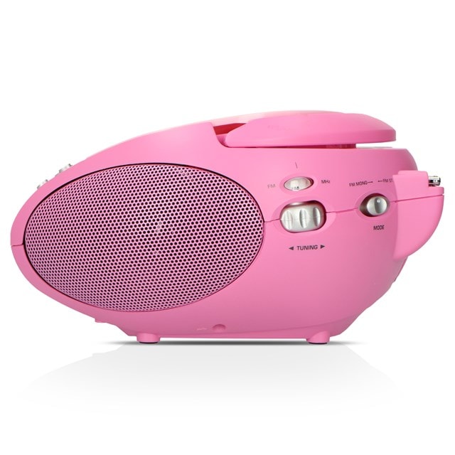Lenco SCD-24 Pink CD Player with FM Radio - 6