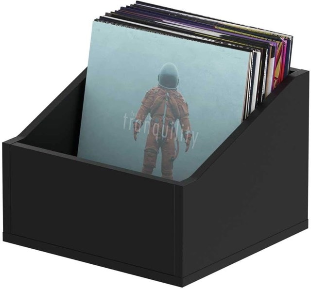 Glorious Record Box Advanced 110 Black Vinyl Storage - 1