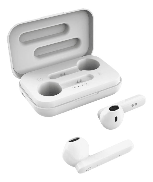 Streetz TWS-105 Matte White True Wireless Bluetooth Earphones - 5