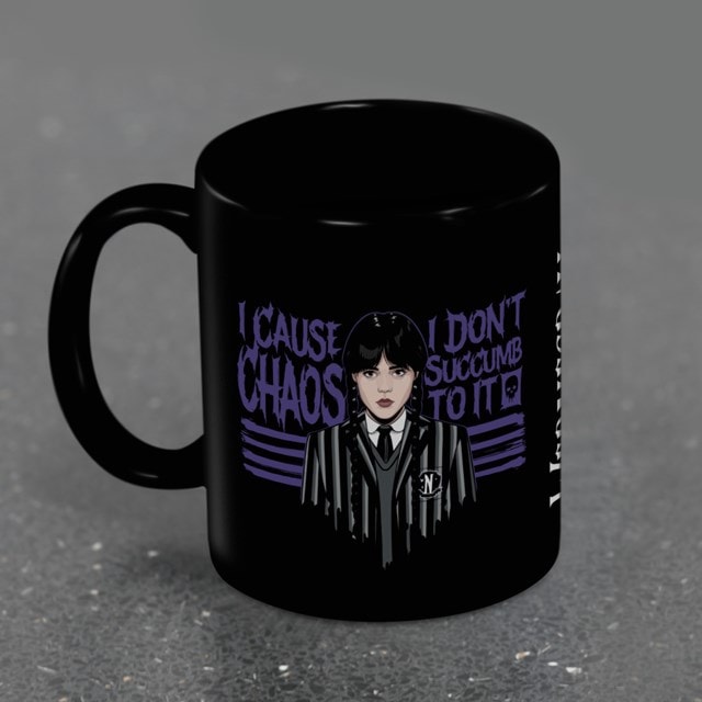 Chaos Wednesday Season 2 Black Mug - 2