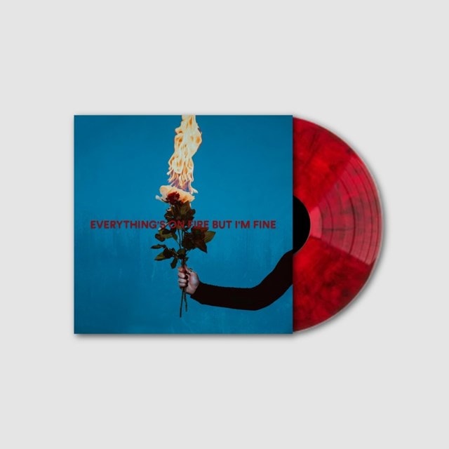 Everything's On Fire But I'm Fine - Marble Red Vinyl - 1