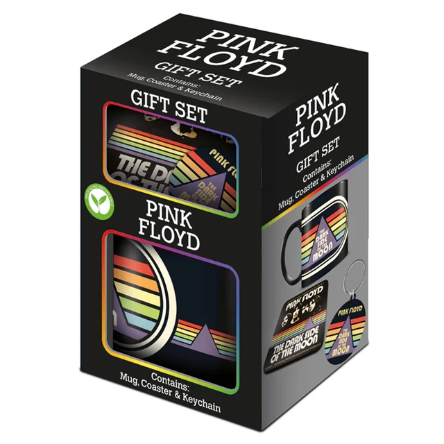 Pink Floyd Mug, Coaster & Keychain Set - 3