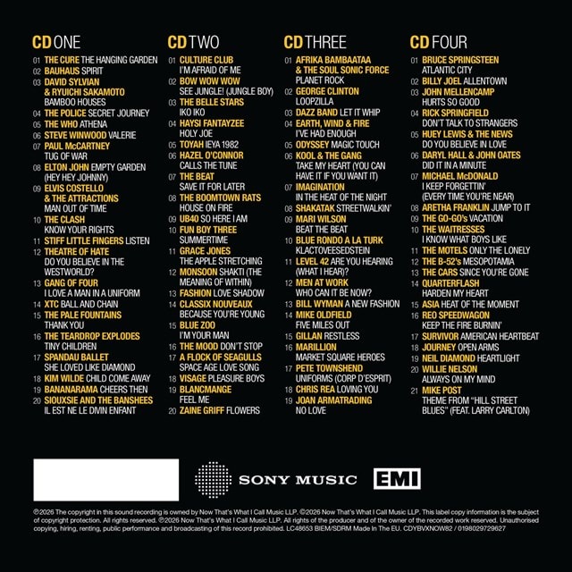 NOW Yearbook: The Vault 1982 - 4 CD - 3