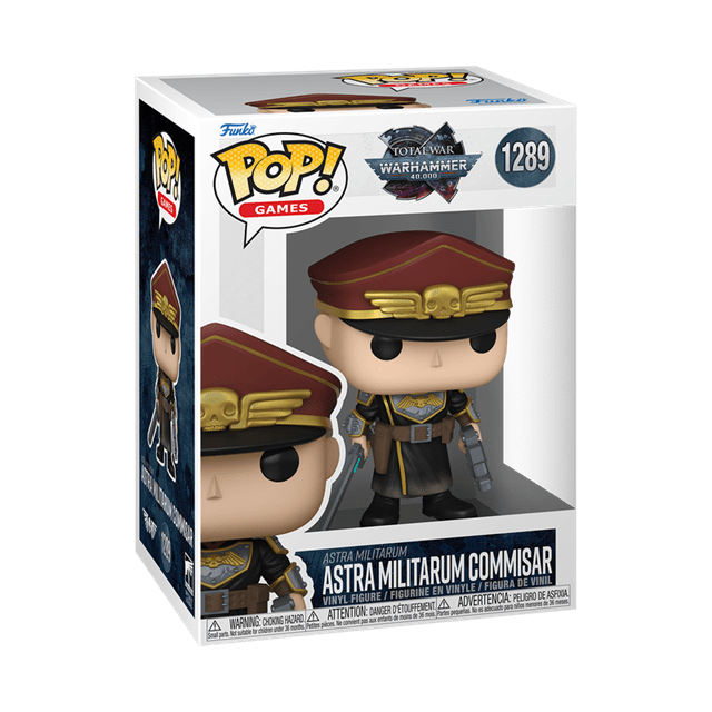 Astra Militarum Commisar 1289 Total War Warhammer 40,000 Funko Pop Vinyl - 2
