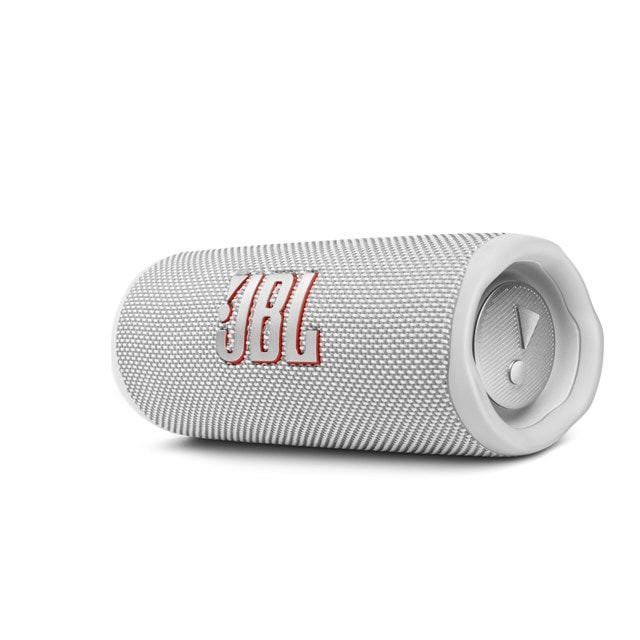 JBL Flip 6 White Bluetooth Speaker - 2