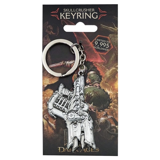 Skull Crusher DOOM The Dark Ages Limited Edition Keyring - 3